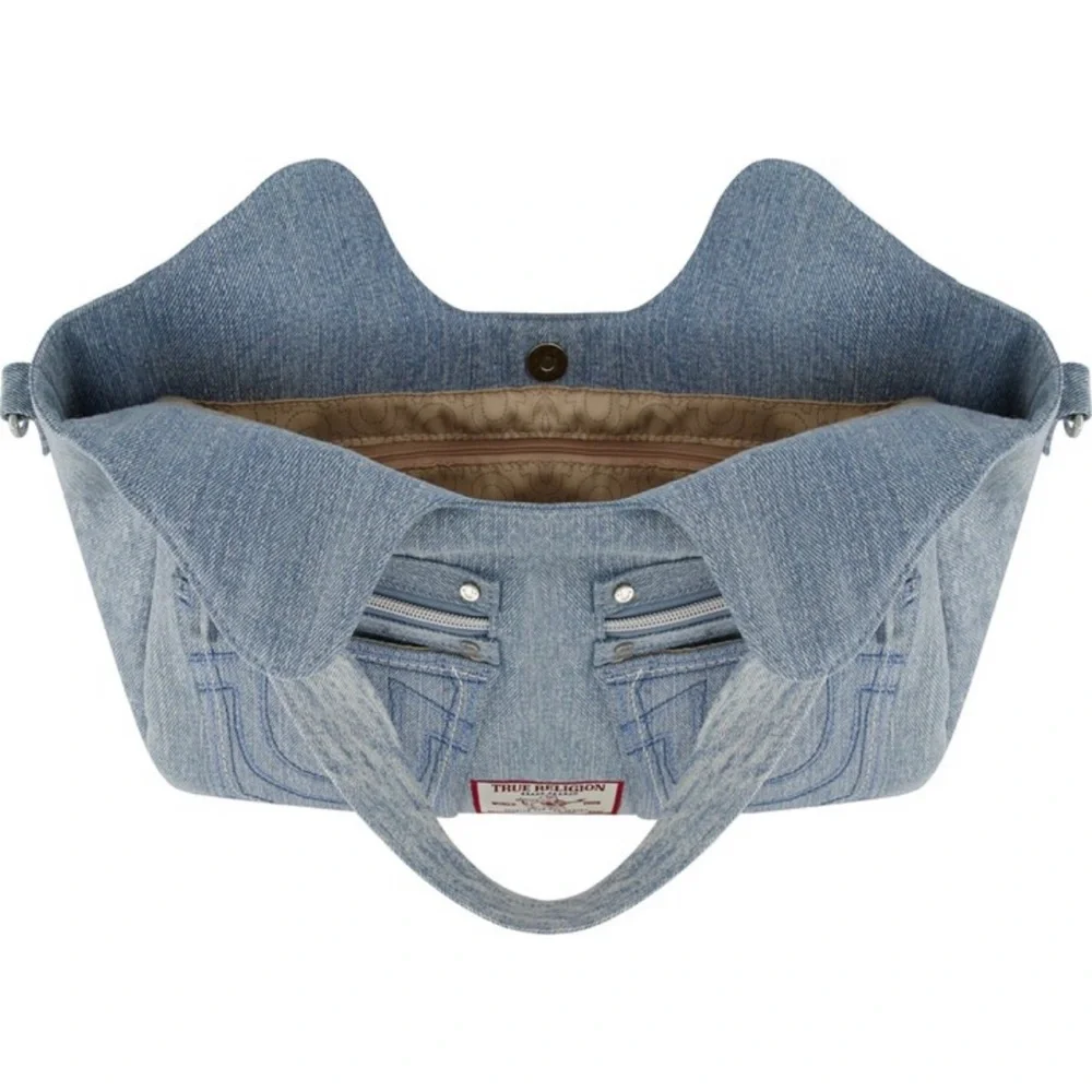 True Religion Denim Horseshoe Stitch Tote - Picture 2 of 7